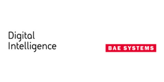 BAE Systems logo in red and Digital Intelligence written in black.
