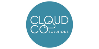 The CloudCo Solutions logo, a blue circle with CloudCo Solutions text in white.