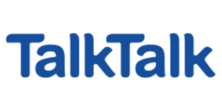 TalkTalk logo against a white background.