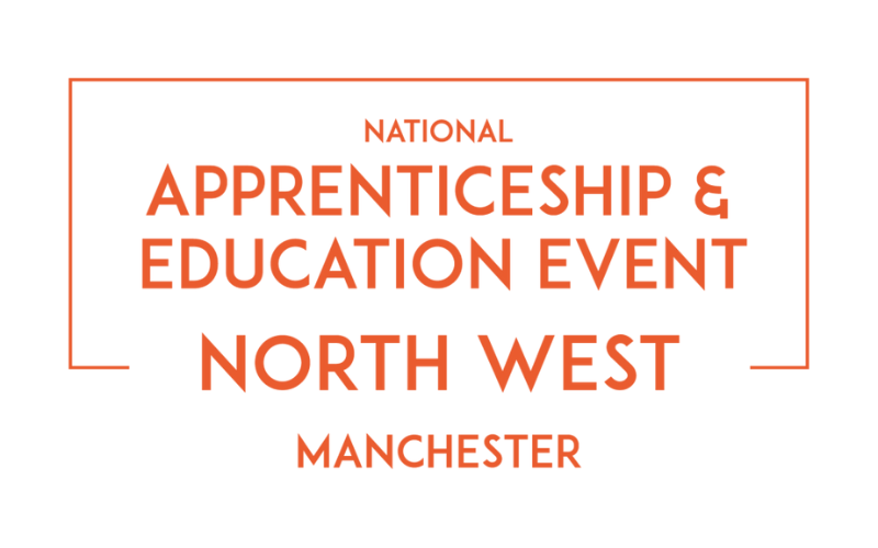 Logo for National Apprenticeship & Education Event North West Manchester