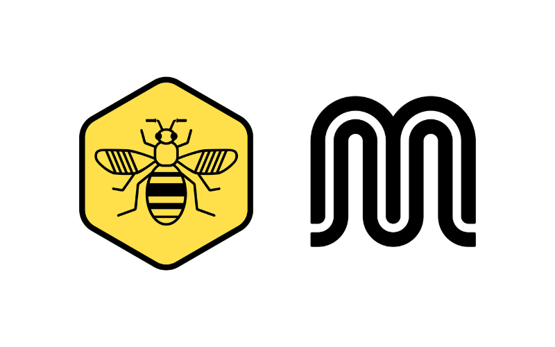 Logo of the Bee Network and Metrolink